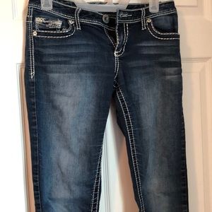 Jean jeggings with pocket detail